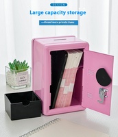JUNTU JT-8006 Mini Stahl Geld Safe Digital Lock Kreative Sparschwein Schlüssel Aufbewahrung schrank Feuerfeste Hotel Safe Box Kinder