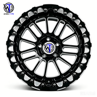 5x112 5x120 5x114.3 6x139.7 Velg Racing Forged Custom 15 16 -24 Inch Off Road Beadlock Deep Concave Off Road Roda Paduan Aluminium