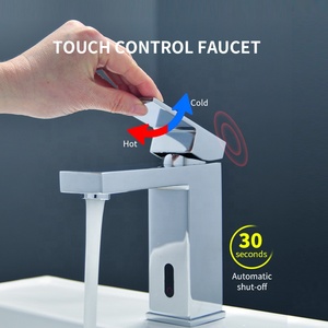 Bán buôn nhà sản xuất tất cả các đồng thiết kế hiện đại Hot & lạnh cảm biến tự động Brass phòng tắm vòi gốm van lõi - Product Image 4