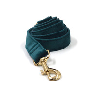 Laisse pour chien en velours réglable pour la promenade en extérieur - Accessoire de traction personnalisé pour animaux de compagnie