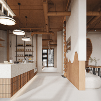 Comptoir haut de gamme personnalisé élégant Simple moderne personnalisé décoration café-bar pour café boutique présentoir de comptoir pour et pâtisserie