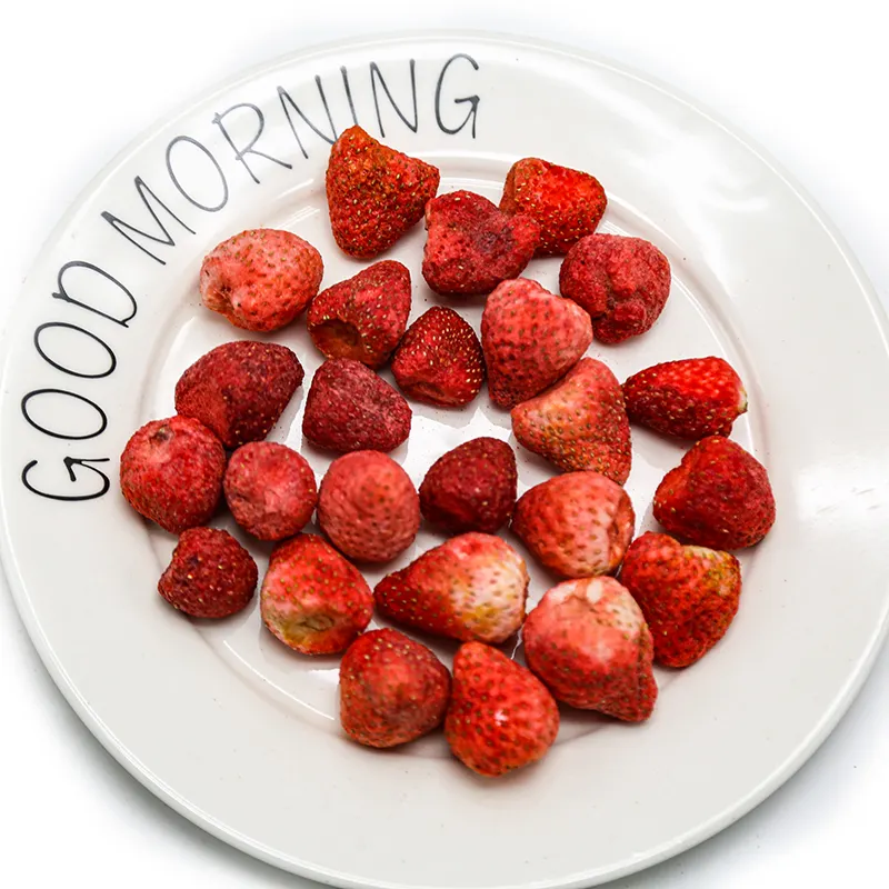 Vendez des fraises lyophilisées de haute qualité et infusez directement du thé aux fruits