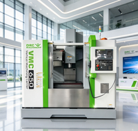 Centre d'usinage vertical CNC automatique 5 axes de type avancé VMC650 avec commande GSK, broche BT40, broche simple, type économique