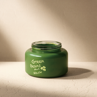 Bocaux en verre ronds personnalisés pour cosmétiques, crèmes, masques de soin, 30-300 ml, impression de logo personnalisée, contenants vides