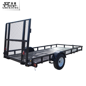 5x8 6x10 6x12 7x12 7x14 Pulver beschichteter Landschafts anhänger <span class=keywords><strong>ATV</strong></span> Utility <span class=keywords><strong>Trailer</strong></span> - Product Image 3