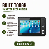 Tablette industrielle Iris Face Fingerprint pour Android 8 pouces, 6 Go de RAM, 128 Go, avec fonction de signature, 4G LTE, pour la vérification d'identité électorale, OEM, bancaire