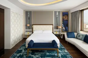 Ensembles de chambre à coucher de meubles sur mesure de luxe d'hôtel Hilton meubles d'hôtel de luxe