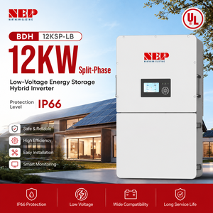 ระบบพลังงานแสงอาทิตย์แบบไฮบริด NEP ประสิทธิภาพสูง 8kW 10kW 12kW สำหรับบ้านพักอาศัย พร้อมแบตเตอรี่สำรองไฟฟ้าแบบแยกเฟส ได้รับการรับรอง - Product Image 4