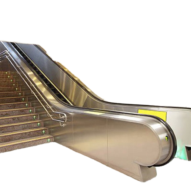 CONAI Competitive Price Black Handrail PVC V Type Modern Automatic Balustrade Heavy-Duty Indoor Escalator Airport Mall Public