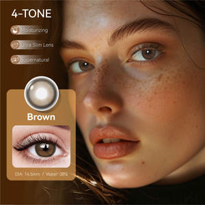 월간 연간 일회용 드림 컬러 스타일 한국어 디자인 안전한 눈 접촉 안전한 연간 렌즈 눈 접촉 자연 - Product Image 1