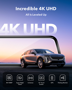 กล้องติดรถยนต์ WOLFBOX รุ่น G930 แบบเลนส์คู่ หน้า-หลัง ความละเอียด 4K 1080P หน้าจอสัมผัส พร้อมระบบมองเห็นในเวลากลางคืน - Product Image 2