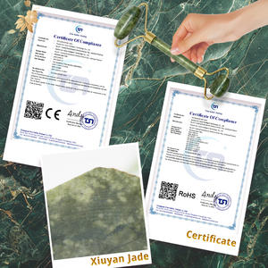 Cuidado de la piel belleza guasha dispositivos de piedra masajeador facial eléctrico rodillo de <span class=keywords><strong>jade</strong></span> facial herramienta de elevación microcorriente dispositivos de tonificación facial - Product Image 3
