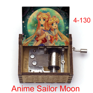 Carillon Personalizzato Sailor Moon, Canzone della Luna in Legno Vintage, Mini Carillon Fai-da-Te a Manovella per Bambini, Regalo Musicale 4 - Product Image 4