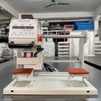 Presse à chaud pneumatique double station compacte pour transfert de logo, support ODM, prix usine, en vente