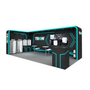 Stand d'exposition modulaire IZEXPO personnalisé 10x20 pieds, système de stand de salon facile à installer, fabrication de stands d'exposition pour les salons professionnels - Product Image 2