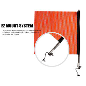 ธงนิรภัยสำหรับเปลี่ยนผ้าเจอร์ซีย์ผ้าตาข่ายผ่านการรับรองจาก393.87 Fmcsa - Product Image 5