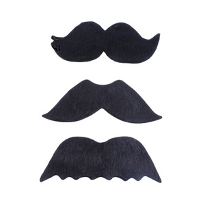 Bigotes de calabaza gigantes, 3 piezas, autoadhesivos, accesorios para fiestas de Halloween, para decoración de disfraces - Product Image 5