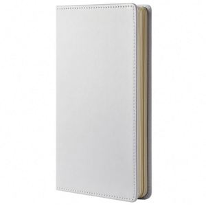 Carnets d'affaires blancs A4/A5/A6/B5 en cuir thermosoudé avec logo personnalisé en gros - Product Image 1