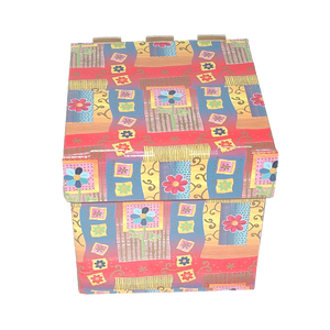 Factory Direct Custom Corrugated Storage Box Kraft Paper Glossy Lamination Embossing Pattern Designed Product Matt Lamination - Product Image 2