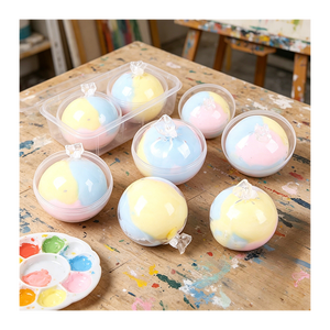 Rainbow Gradient Crispy ASMR <b>Squeeze</b> Toy Slow Rising Sensory <b>Ball</b> Discreet Carry Workplace Attention Support Aid - Product Image 6