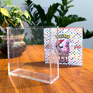 TCG Vente Chaude 151 Japon Vitrine Acrylique Avec Couvercle Magnétique Premium Acrylique <span class=keywords><strong>Booster</strong></span> Boîte Vitrine pour 151 <span class=keywords><strong>Grande</strong></span> Boîte Japonaise - Product Image 2