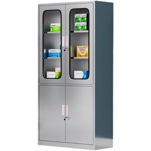 <span class=keywords><strong>Armoire</strong></span> d'hôpital en acier inoxydable 304, design moderne, pour usage médical en clinique, distribution stérile et stockage en couches, origine Chine - Product Image 5