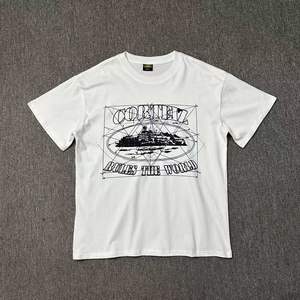 Camiseta de Manga Corta con Estampado Hip Hop de la Costa Oeste para Hombre y Mujer, Estilo Veraniego CORTEIZ, Atuendo Moderno para Parejas - Product Image 2