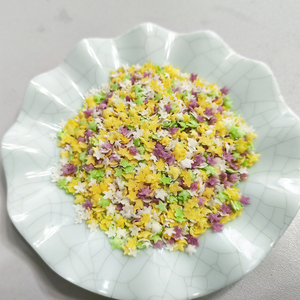 เกล็ดขนมปังแพนโกะหลากสีเกล็ดขนมปังแพนโกะสีเหลืองม่วงผสมสีขาว - Product Image 3