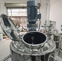 2024 Guangzhou 2000l mélangeur d'émulsifiant sous vide fixe homogénéisation mélangeur mélangeur Machine homogénéisateur haute vitesse produits chimiques