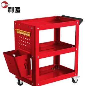 Hot Sale 3-tier Tool Chest Rolling Tool Trolley Vehicle Equipment Tool Boxes