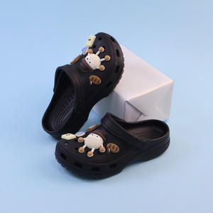 Sabots beiges pour enfants à bout fermé, antidérapants, à semelle souple, chaussures de plage d'extérieur pour garçons, nouveau style été 2026, kit DIY - Product Image 2