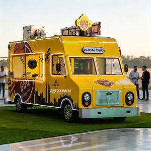 Carrito de Comida Móvil Eléctrico Personalizado, Camión de Comida Rápida de Acero Inoxidable, Cocina Totalmente Equipada para Negocios de Hamburguesas, Hot Dogs y Snacks - Product Image 2