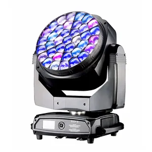 37x15w 4 In1 sahne ışık LED 25 tema parkı 80 RGBW arı göz Led hareketli kafa ışık toptan fiyat Spot 180w Led hareketli kafa ışık