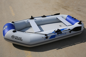 Solare marino 260cm 2.6m 8.5ft 3 persone canottaggio Kayak PVC pesca gommone With3 giubbotto salvagente rema e accessori - Product Image 4