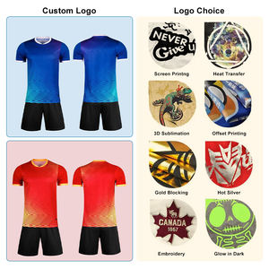 Camisetas de Fútbol Retro Naranja para Hombre, Manga Corta, Transpirables, de Secado Rápido, para Entrenamiento de Fútbol de Verano - Product Image 5