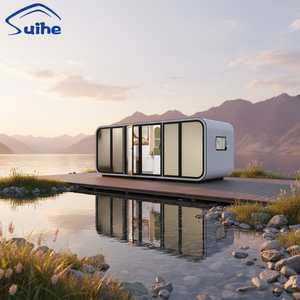 <span class=keywords><strong>Maison</strong></span> Pod de Luxe Portable et Insonorisée en Acier Moderne de 6m pour Extérieur, Cabine Apple, <span class=keywords><strong>Maison</strong></span> Conteneur - Product Image 1