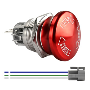 Emergency Stop Button 19mm 22mm Normally Close Push off Electric Vehicle Charging <b>Station</b> Robot Control Switches Ip65 - Product Image 1