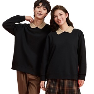 เสื้อสเวตเตอร์ปกสีม่วง แขนยาว ผ้าฝ้าย ชุดนักเรียนสำหรับใส่ทุกวัน - Product Image 4