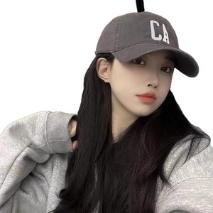 Baseball Cap Ca Logo Unisex Cotton Canvas Sun Protection <b>Hat</b> <b>Summer</b> Duckbill Casual Wear - Product Image 4