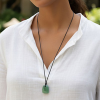 Offre Spéciale : Pendentif en Quartz Rose Naturel, Pierre de Guérison en Cristal, Cornaline, Lapis Lazuli, Aventurine Verte – Collier Tendance pour Cadeau DIY