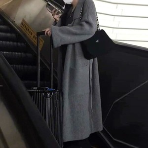 Autumn/Winter Women's Long <b>Cardigan</b> <b>Sweater</b> Long-sleeved Knitted Coat Fashion - Product Image 2