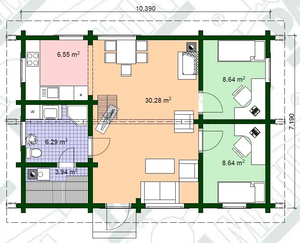 <span class=keywords><strong>บ้าน</strong></span>ไม้ซุงสำเร็จรูปชั้<span class=keywords><strong>น</strong></span><span class=keywords><strong>เดียว</strong></span>พร้อมหน้าต่างบนหลังคา-<span class=keywords><strong>บ้าน</strong></span><span class=keywords><strong>สไตล์</strong></span>วิลล่าทั<span class=keywords><strong>น</strong></span>สมัยขนาดกะทัดรัดเป็นมิตรกับสิ่งแวดล้อม-<span class=keywords><strong>บ้าน</strong></span>สำหรับครอบครัว - Product Image 2