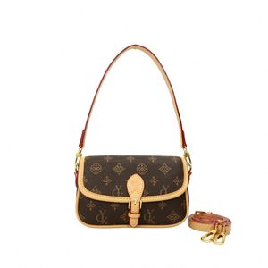 High-end Women's Vintage Sling Bag with Geometric Pattern <b>Magnetic</b> Closure Anti-Theft Foldable Features PU <b>Material</b> Casual Style - Product Image 4