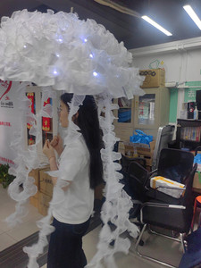 Parapluie méduse lumineux à LED pour la Saint-Valentin, accessoires de scène, costume de danse Gogo pour boîte de nuit et bar - Product Image 2