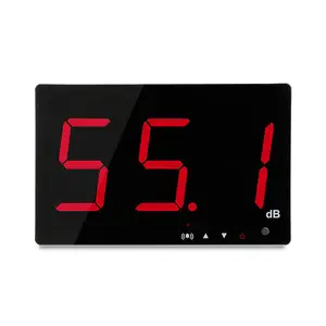 Livello sonoro Tester A Parete Display LCD Digital Sound Level Meter USB 30-130dB Decibel di Rumore Monitoraggio Tester