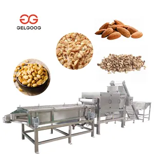 Cashew Nut Cutting Machine Manufacturers Roasting Sunflower Seed Cutting Machine Peanuts Almond Dicer Cashew Nut Cutting Machine
