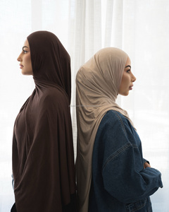 Very Breathable Premium Jersey <strong>Hijabs</strong> Muslim Womens Clothing Antimicrobial Anti-odor <strong>With</strong> 100%Matching Under Cap - Product Image 4