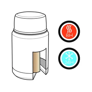 Contenedor de vacío Elite Swiss Peak, gadgets personalizados - Product Image 5