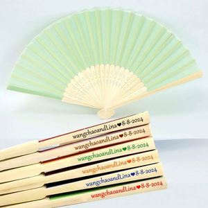 พัดไม้ไผ่สั่งทำพิเศษ งานฝีมือแบบกำหนดเอง - Product Image 3