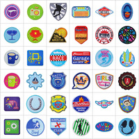 Parches Bordados Personalizados con Logotipo 3D al por Mayor, Etiquetas Cosidas, Insignias, Accesorios, Adornos para Prendas DIY
